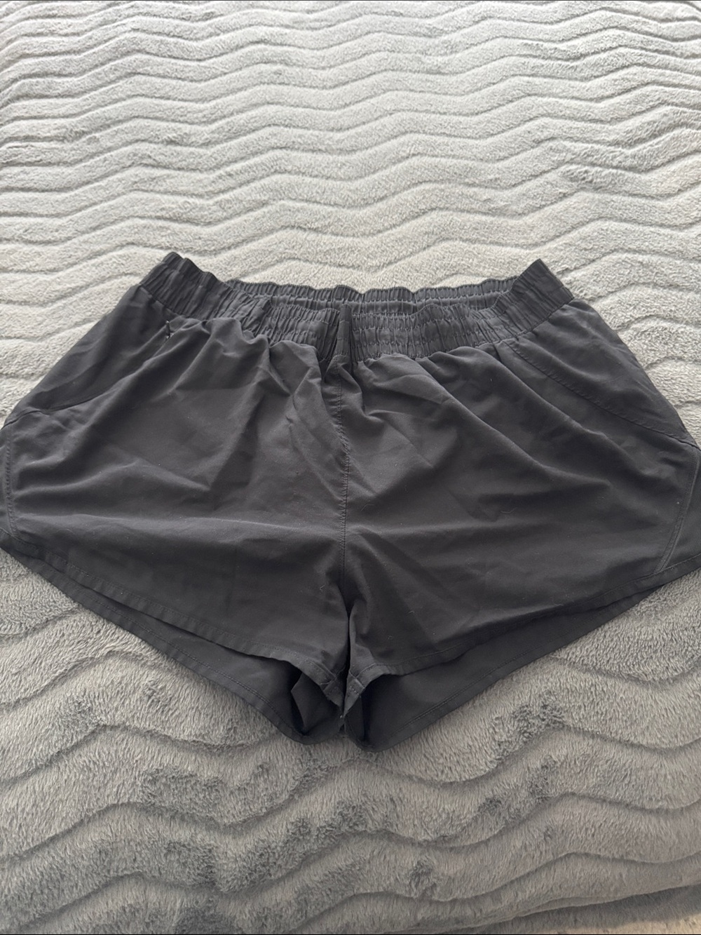 all in motion Black Athletic Elastic-Waist Shorts